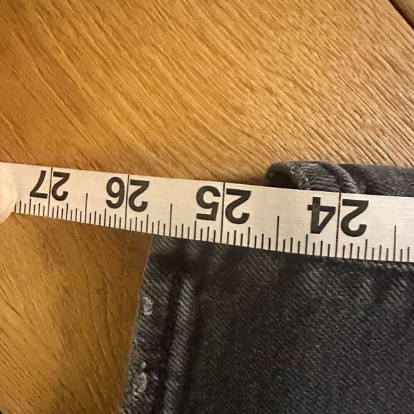 Levi wedgie button fly jeans 28 black - Picture 10 of 12